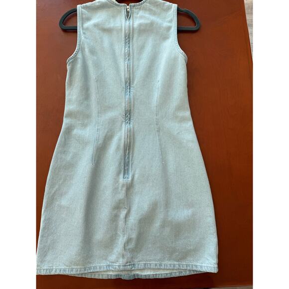 Harper Heritage Vintage Denim Mini Dress – Pleated – Women’s Medium - Picture 9 of 9